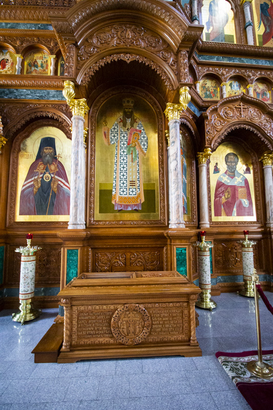 Рака с мощами сщмч. Петра (Зверева), архиеп. Воронежского