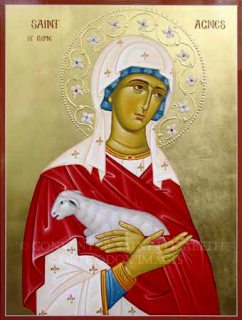 Мц. Агния Римская (†304)  