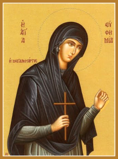 Вмц. Евфимия Всехвальная (†304)