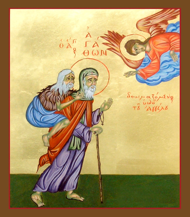 Прп. Агафон Египетский (†435)