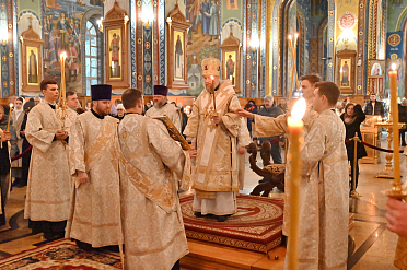 Всенощное бдение накануне Недели 33-й по Пятидесятнице