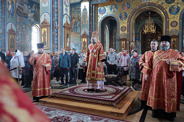 Митрополит Воронежский и Лискинский Леонтий возглавил богослужение в Неделю 2-ю по Пасхе, апостола Фомы, Антипасху