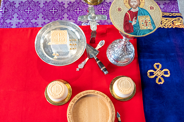 В Неделю 2-ю Великого поста Правящий Архиерей совершил Божественную литургию в Благовещенском кафедральном соборе.