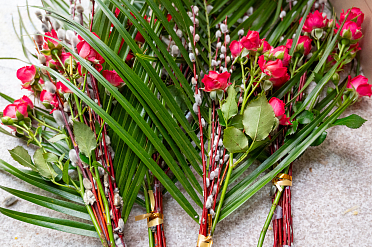 В праздник Входа Господня во Иерусалим митрополит Воронежский и Лискинский Леонтий совершил Божественную литургию в Благовещенском кафедральном соборе.
