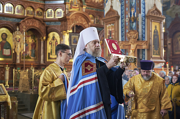 Архиерейское богослужение в Неделю 19-ю по Пятидесятнице 