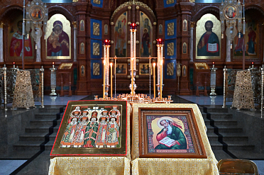 Всенощное бдение в день памяти возлюбленного ученика Христова
