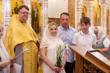 Поздравление семейных пар в День памяти  святых Петра и Февронии Муромских